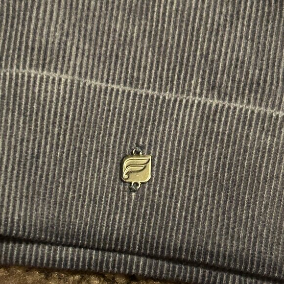 FABLETICS Christa Asymmetric Low-Impact Ribbed Sports Bra - Raincloud - Medium - Picture 4 of 4